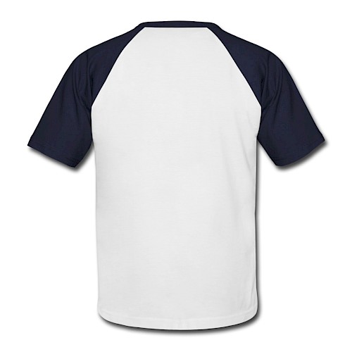 Men's Baseball T-Shirt Hinten white/navy