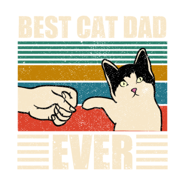 Zoom image Najlepszy kot tata kiedykolwiek Najlepszy kot tata tata kotek