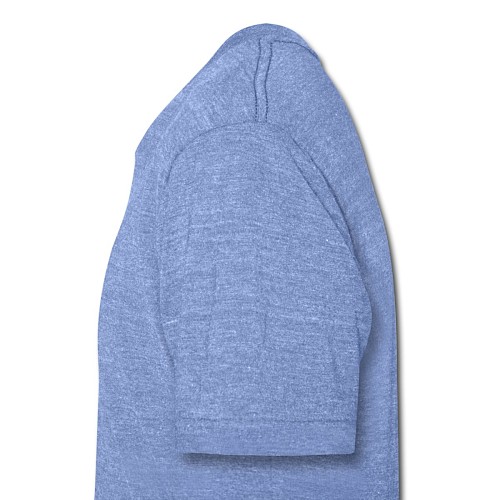 Unisex Tri-Blend T-Shirt von Bella + Canvas Links Blau meliert