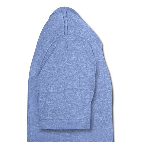 Unisex Tri-Blend T-Shirt von Bella + Canvas Rechts Blau meliert