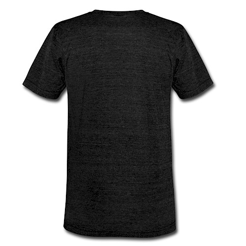 Unisex Tri-Blend T-Shirt by Bella + Canvas Hinten heather black
