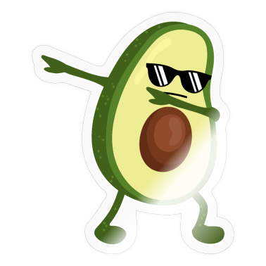 Children&#039;s birthday  - Dabbing avocado - DAB dance - funny sunglasses