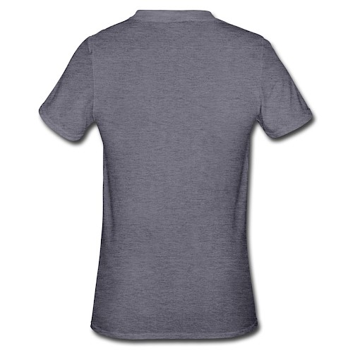 Unisex Polycotton T-Shirt Hinten heather navy