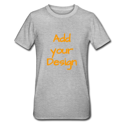 Unisex Polycotton T-Shirt heather grey