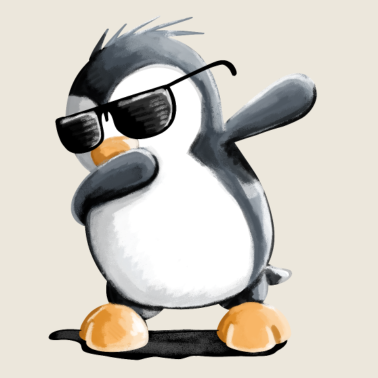 Zoom image Dabbing Penguin - Dab Dance - Cool - Comic - Leuk