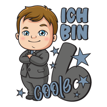 Zoom image 6. Geburtstag Junge 6 Jahre Jungs Ich bin coole 6