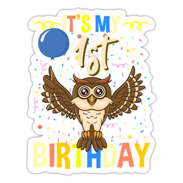 Kindergeburtstag  - Its My 1st Birthday Eulenvogel