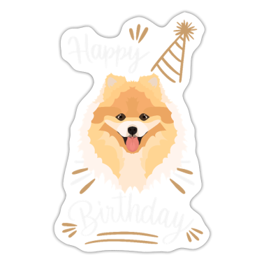 Kindergeburtstag  - Geburtstag Geschenk Zwergspitz