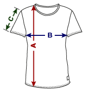 Herre T-shirt i colour-block-optik Oversigt over størrelse