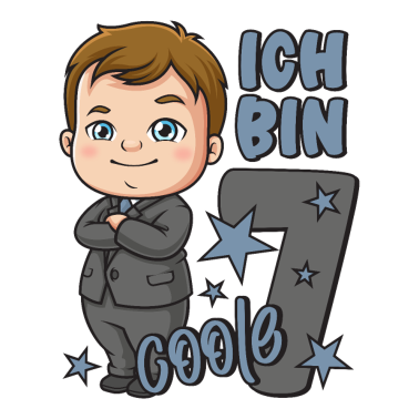 Zoom image 7. Geburtstag Junge 7 Jahre Jungs Ich bin coole 7