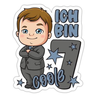 Kindergeburtstag  - 7. Geburtstag Junge 7 Jahre Jungs Ich bin coole 7
