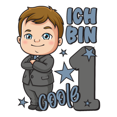 Zoom image 1. Geburtstag Junge 1 Jahr Jungs Ich bin coole 1
