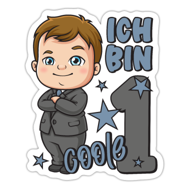 Kindergeburtstag  - 1. Geburtstag Junge 1 Jahr Jungs Ich bin coole 1