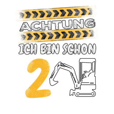 Zoom image 2 Geburtstag Baggerfahrer 2 Jahre Kindergeburtstag