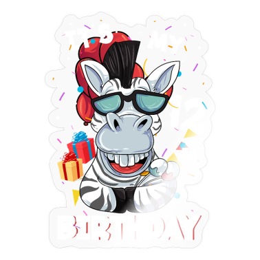 Kindergeburtstag  - Zebra 12. Geburtstag