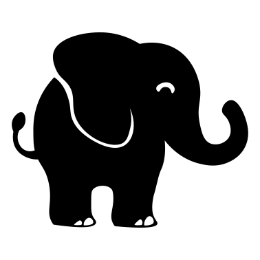 Zoom image Éléphant mignon / éléphant mignon / cadeau pour enfants
