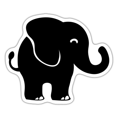 Anniversaire des enfants  - Éléphant mignon / éléphant mignon / cadeau pour enfants