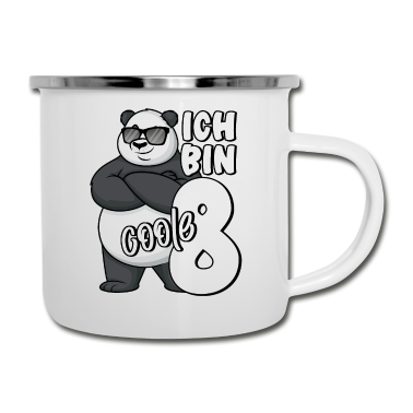 Kindergeburtstag  - 8. Geburtstag Junge 8 Jahre Panda Ich bin coole 8
