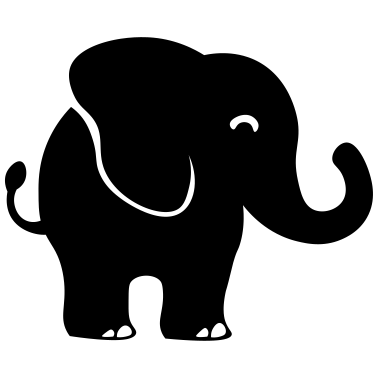Zoom image Éléphant mignon / éléphant mignon / cadeau pour enfants