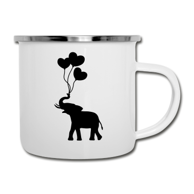 Anniversaire des enfants  - Elefant Herzballon Kinder / ballon coeur éléphant