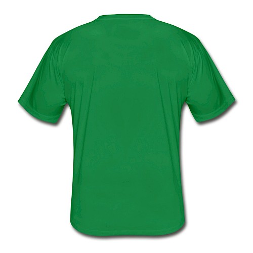 Männer Funktions-T-Shirt Hinten Kelly Green