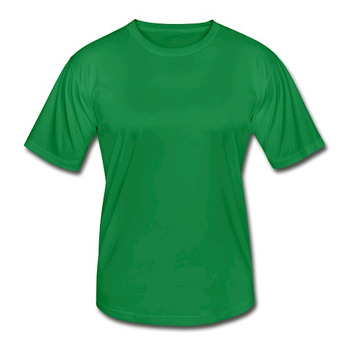 Männer Funktions-T-Shirt Vorne Kelly Green