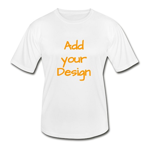 Functioneel T-shirt voor mannen wit