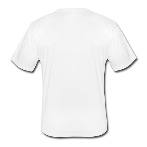 Functioneel T-shirt voor mannen Hinten wit