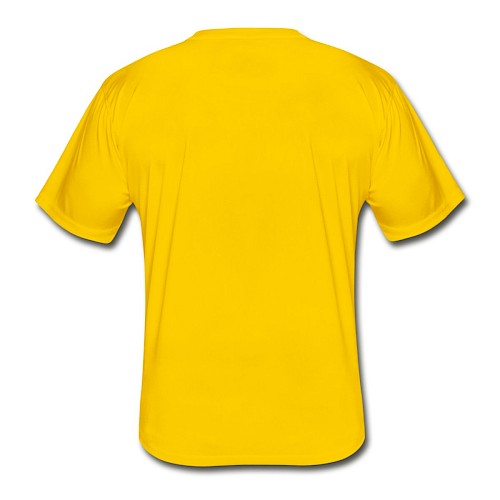 Functioneel T-shirt voor mannen Hinten eigeel