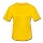 thumbnail T-shirt sport Homme Vorne jaune d'œuf