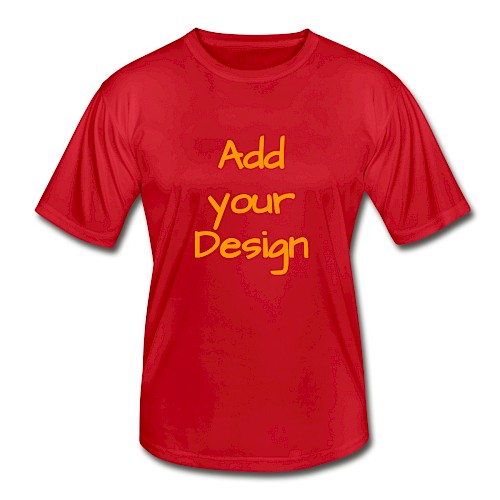 Functioneel T-shirt voor mannen rood