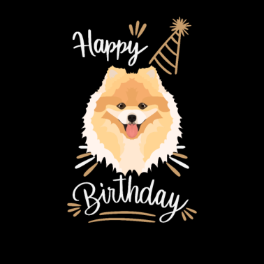 Zoom image Geburtstag Geschenk Zwergspitz