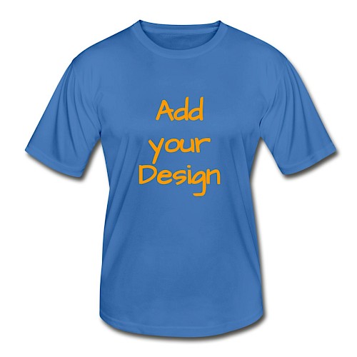 Functioneel T-shirt voor mannen koningsblauw