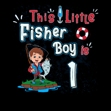 Zoom image Little Fisherboy für kleine Angler 1. Geburtstag
