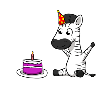 Zoom image Kindergeburtstag Zebra