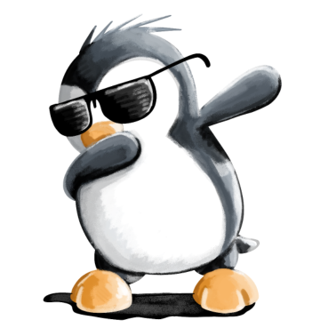 Zoom image Dabbing Penguin - Dab Dance - Cool - Comic - Leuk