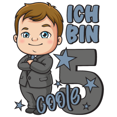 Zoom image 5. Geburtstag Junge 5 Jahre Jungs Ich bin coole 5