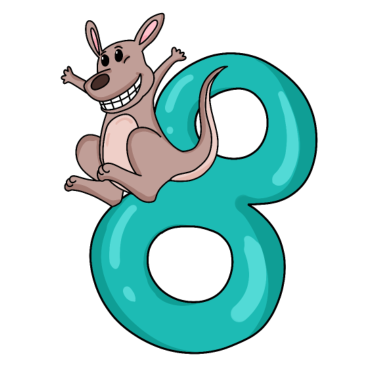 Zoom image 8 Jahre alt - Kindergeburtstag - Känguru