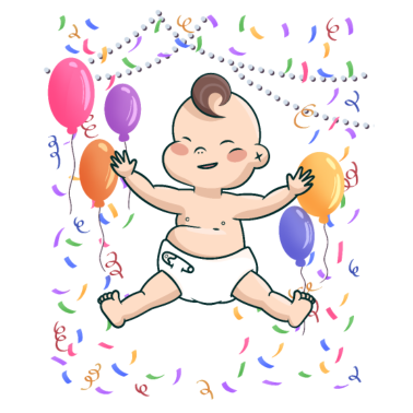 Zoom image Baby feiert Kindergeburtstag