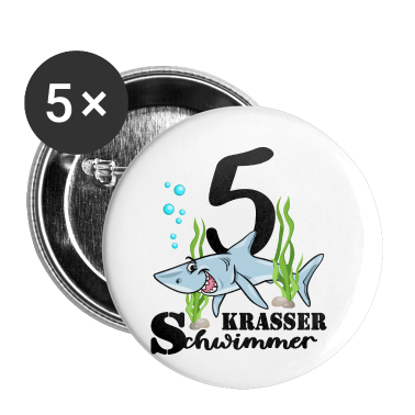 Kindergeburtstag  - geburtstag 5 jahre kids haifisch 5. birthday