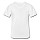 thumbnail T-shirt classique col V Homme Vorne blanc