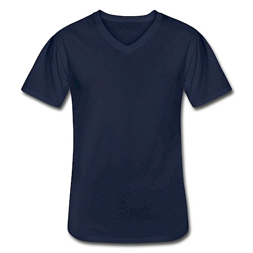 Men's V-Neck T-Shirt Vorne navy