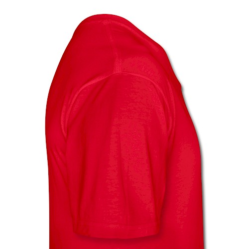 Men's V-Neck T-Shirt Rechts red