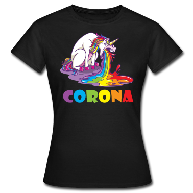 Corona  - Einhorn findet Corona zum Kotzen lustiges Geschenk