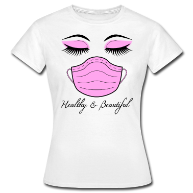 Corona  - Visage avec masque facial contre le virus Corona