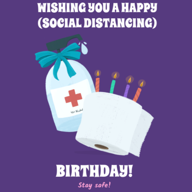 Zoom image Happy Birthday Corona Virus