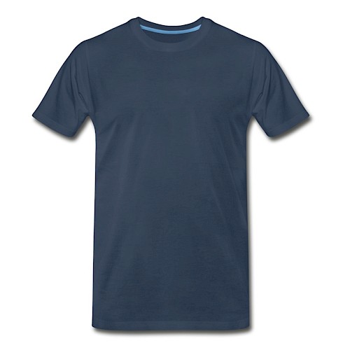 Men's Premium Organic T-Shirt Vorne navy