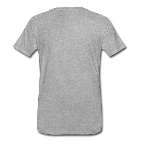 Men's Premium Organic T-Shirt Hinten heather grey