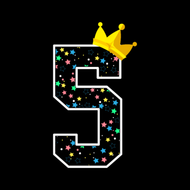 Zoom image Cinque 5 ° compleanno bambino compleanno corona bambino