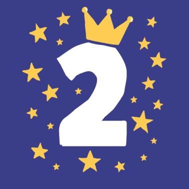 Zoom image Compleanno bambino 2 anni Principe Principessa corona